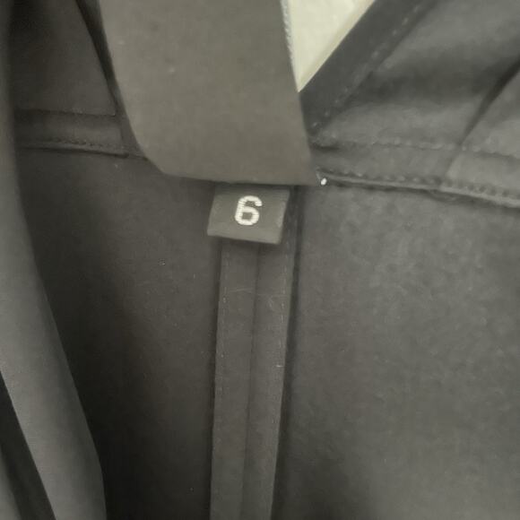 Zero + Maria Cornejo Black Silk Sleeveless Draped Top Minimalist Sz 6 - Picture 4 of 7